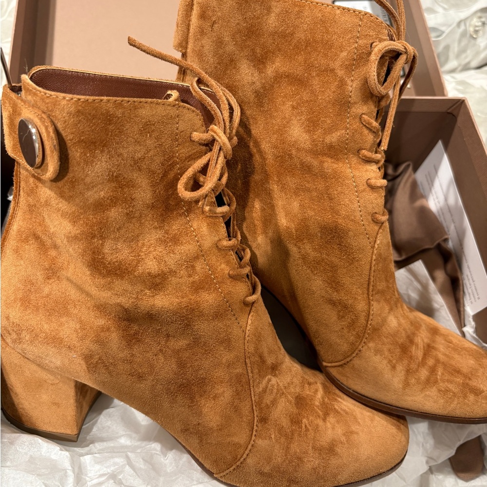 Gianvito Rossi Suede Ankle Boots